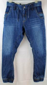 Name it - Coole Jeans mit used Effekten - aus 100%  Baumwolle,  mit verstellbarem Bund
